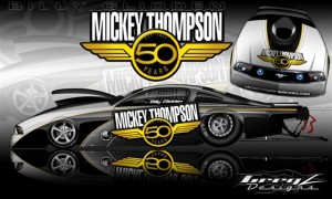Billy Glidden Mickey Thompson  Mustang Design 8 NEW