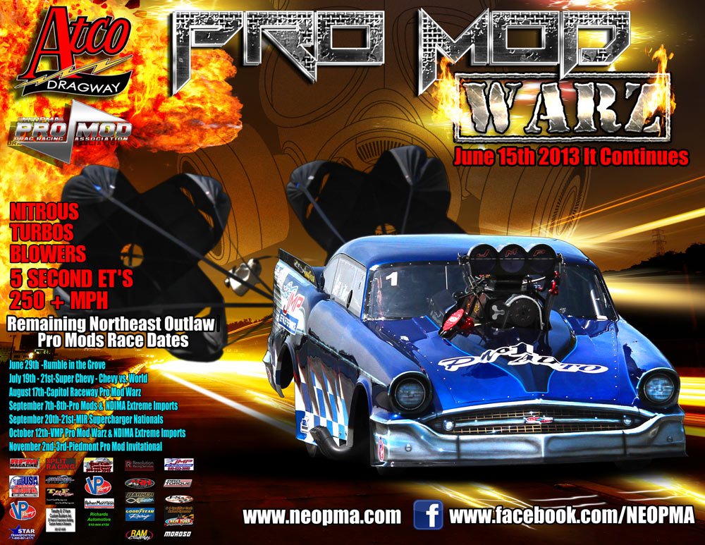 NEOPMA RETURNS TO ATCO DRAGWAY JUNE 15 AS THE “PRO MOD WARS” BATTLE ...