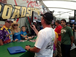 Courtney Force - Midway display