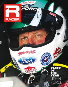 John Force RACER Cover