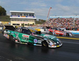 John Force and Courtney Force - Gary Nastase