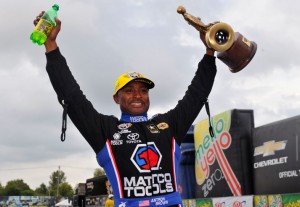 Antron Brown - St Louis win, courtesy of NHRA
