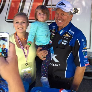 John Force with his fans