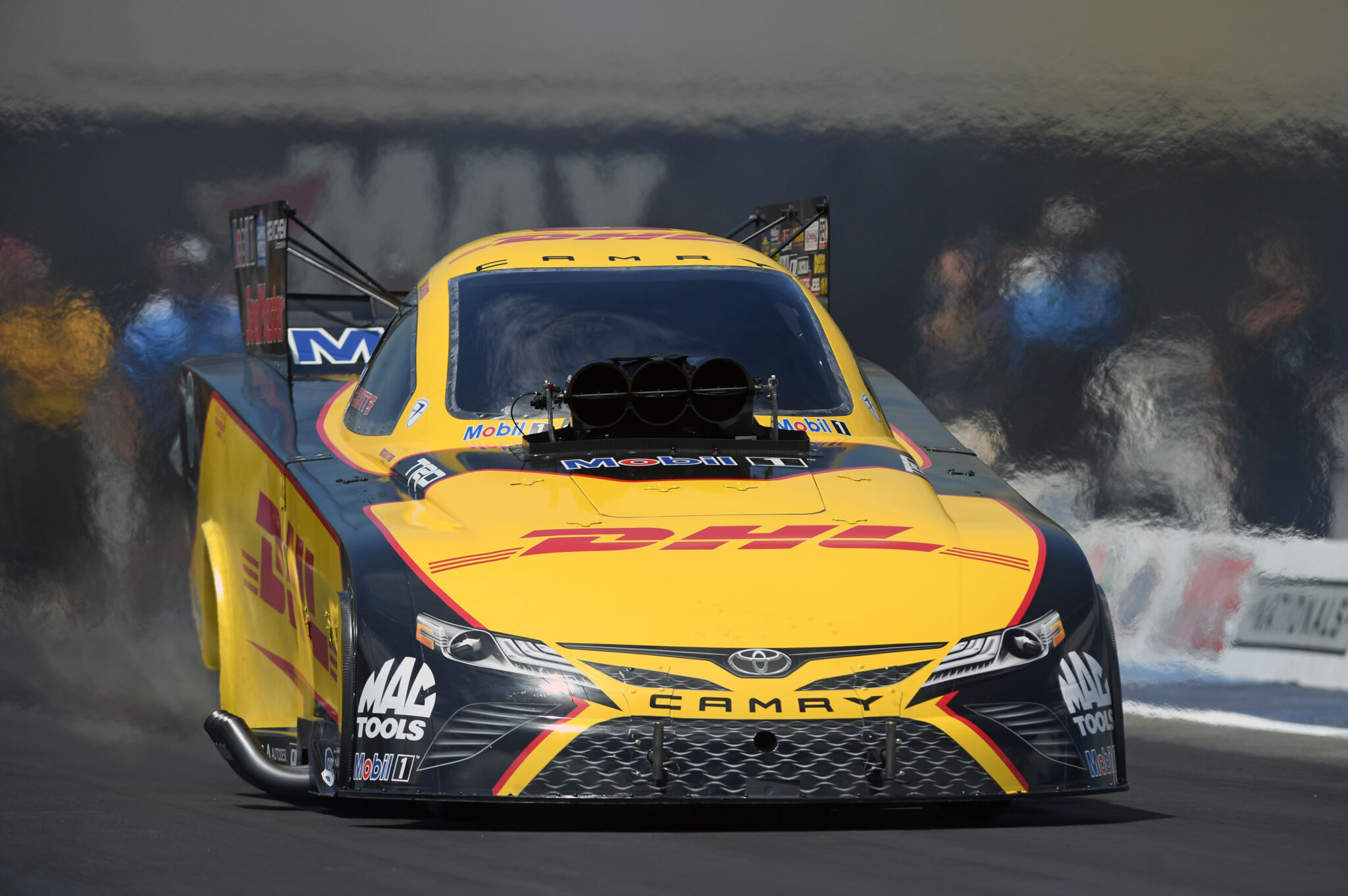 J.R. Todd and DHL Toyota Camry Funny Car Carrying Momentum to Houston ...