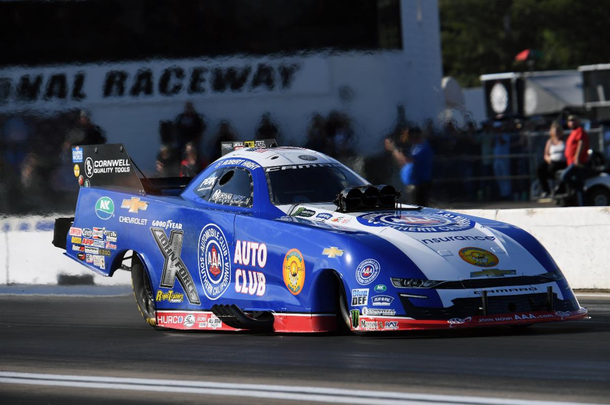 ROBERT HIGHT AND BRITTANY FORCE LEAD JOHN FORCE RACING AT BRAINERD