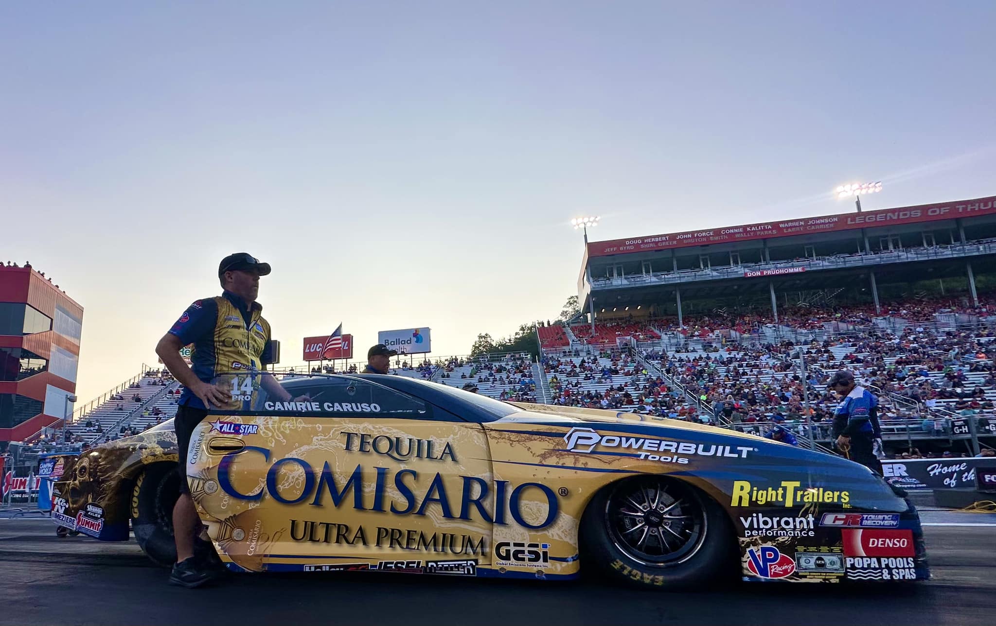 CARUSO RACES TO QUARTERFINALS AT BRISTOL DRAGWAY DragStory