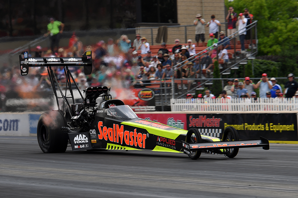 Pruett Powers to Win at Dodge Power Brokers Mile-High Nationals; Tony  Stewart Racing Earns First Top Fuel Wally Trophy - Bandimere Speedway